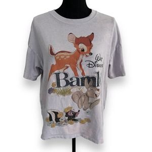 H&M Disney Bambi Graphic Tee - Gray